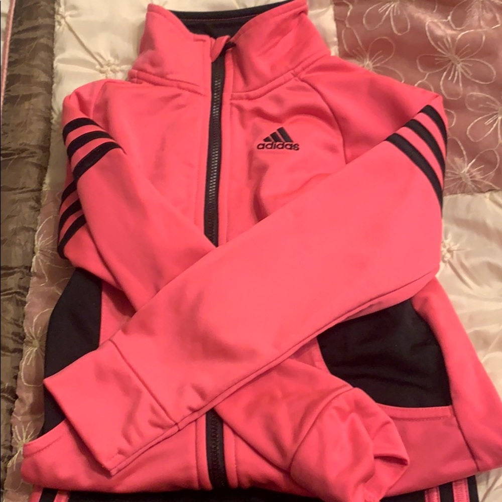 Girls Adidas track suit